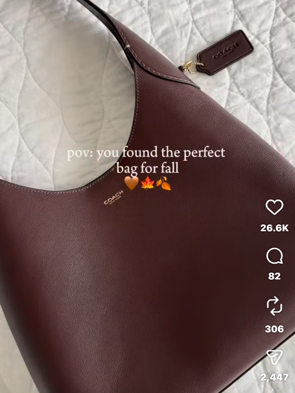 Coach Brooklyn shoulder bag 28 - Picture 8 of 10